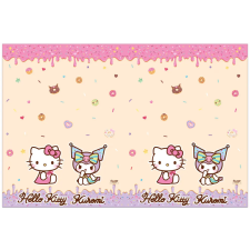 HELLO KITTY Hello Kitty Kuromi műanyag asztalterítő 120x180 cm party kellék