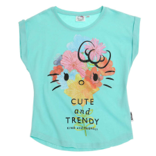 HELLO KITTY Hello Kitty világsokék lány póló gyerek póló