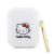 HELLO KITTY HKA23DKHSH Airpods 1/2 tok fehér szilikon 3D Kitty fej 3D Kitty fej