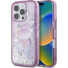 HELLO KITTY HKHCP16XL50PPU Liquid Glitter 50TH Anniversary Party Keménytok iPhone 16 Pro - Lila (HKHCP16XL50PPU)