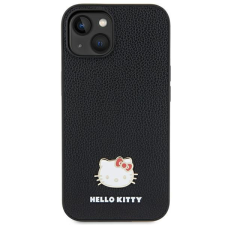 HELLO KITTY HKHCSA55PGHDLMK Metal Logo Kitty Head keménytok Samsung Galaxy A55 - fekete tok és táska