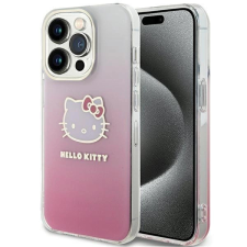 HELLO KITTY IML Gradient Electrop Kitty fej tok iPhone 14 Pro Max - rózsaszín tok és táska