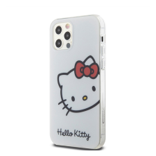 HELLO KITTY IML Head Logo Apple Iphone 12/12 Pro hátlap tok, fehér tok és táska