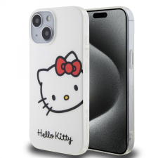 HELLO KITTY IML Head Logo Case for iPhone 15 tok - fehér tok és táska