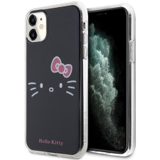 HELLO KITTY IML Kitty Face iPhone 11 / XR telefon tok - Fekete (HKHCN61HKHLK) tok és táska