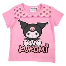 HELLO KITTY Kuromi Pink gyerek rövid póló, felső 6 év