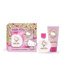 Hello Kitty Leopárd parfüm, tusfürdő HKG004 kozmetikai ajándékcsomag