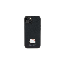 HELLO KITTY Metal Logo Kitty Head Samsung A55 A556 telefon tok - Fekete (HKHCSA55PGHDLMK) tok és táska