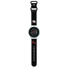 HELLO KITTY óraszíj univerzális HKUWLSCHBLK Szilikon Kitty fej fekete 22mm okosóra kellék