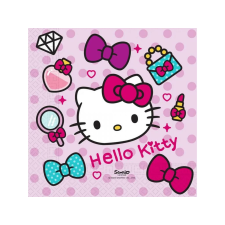  Hello Kitty papírszalvéta szett  2 rétegű, 33x33 cm, 20db party kellék