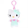  Hello Kitty plüss táskaklipp, 12 cm - zöld