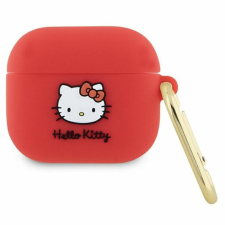 Hello Kitty szilikon 3D Kitty Head tok AirPods 3-hoz - fukszia fülhallgató, fejhallgató tok
