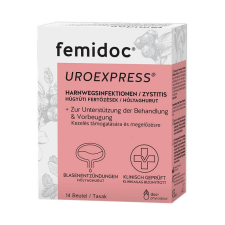 Hello Pharma Kft. Uroexpress Femidoc D-mannóz por húgyúti panaszokra gyógyhatású készítmény