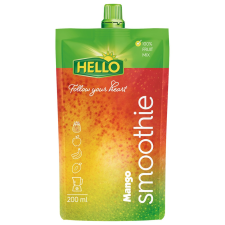  Hello smoothie mangó gyümölcsturmix 200 ml üdítő, ásványviz, gyümölcslé