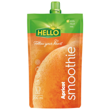 Hello smoothie sárgabarack gyümölcsturmix 200 ml üdítő, ásványviz, gyümölcslé