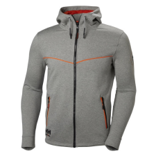 Helly Hansen Chelsea Evolution cipzáras kapucnis pulóver - szürke, méret: 3XL munkaruha