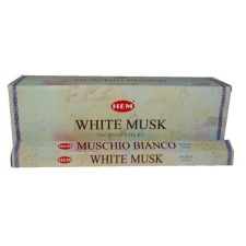 HEM White Musk / Fehér Pézsma füstölő hexa indiai 20 db füstölő