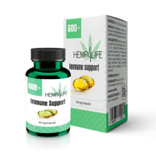  Hemp4Life lágyzselatin CBD kapszula (Immune Support) 60db 600mg vitamin és táplálékkiegészítő