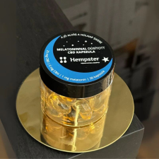 Hempster MELATONINNAL dúsított CBD gélkapszula (25 mg CBD+ 5 mg CBN) vitamin és táplálékkiegészítő