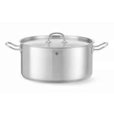 Hendi Alacsony fazék- fedővel, HENDI, Kitchen Termékcsalád, 12L, ⌀320x(H)150mm konyhai eszköz