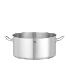 Hendi Alacsonyan falú edény - fedél nélkül, HENDI, Kitchen Termékcsalád, 12L, ⌀320x(H)150mm konyhai eszköz