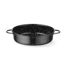 Hendi Casserole edény -zománcozott - Fekete - ⌀160x(H)45mm - HENDI 622544 edény