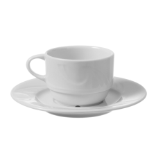 Hendi Csésze és csészealj - csészalj - ø125 mm - HENDI 798034 bögrék, csészék