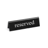 Hendi Foglalt Tábla, HENDI, reserved, 130x30x(H)38mm