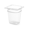 Hendi GN edény 1/6 - PC - Átlátszó - 2.4 L - 176x162x(H)150 mm - HENDI 861714