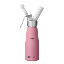 Hendi Habszifon 0,5L, Pasztell rózsaszín, ⌀80x(H)260mm - HENDI 975886 konyhai eszköz