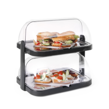Hendi Hűthető bemutatótálca rolltop fedővel - 440x320x(H)440 mm - HENDI 871812 konyhai eszköz
