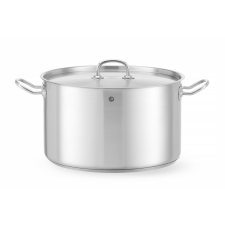 Hendi Közepes fazék- fedővel, HENDI, Kitchen Termékcsalád, 15L, ⌀320x(H)190mm konyhai eszköz