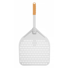 Hendi Rövid nyéllel perforált pizza lapát, HENDI, 350x710mm konyhai eszköz