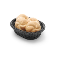 Hendi Süteményes kosár ovális - Fekete - 250x190x(H)65 mm - HENDI 426623 konyhai eszköz