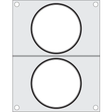 Hendi Tálcatömítő forma  976722 -  2db levestartály  115 mm - HENDI 805633 konyhai eszköz