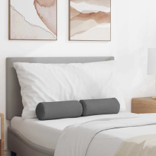  Hengerpárnák 2 pcs Sötétszürke Ø 15 x 40 cm szövet lakástextília