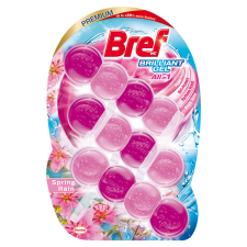 HENKEL Bref Brilliant Gel Spring Rain WC illatosító - 3x42g tisztító- és takarítószer, higiénia