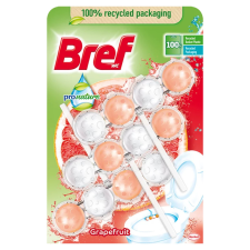 HENKEL Bref Pro Nature WC tisztító, golyós Mega Pack, 3DB-os 3X50g GRAPEFRUIT tisztító- és takarítószer, higiénia
