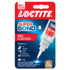 HENKEL Loctite Super Bond XXL egykomponensű folyékony pillanatragasztó, 20g ragasztó