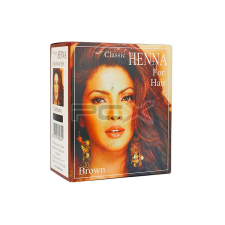 Henna classic hajszinező por sötétbarna 100g hajfesték, színező