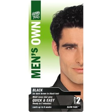 HennaPlus Természetes hajfesték férfiaknak FEKETE, 80 ml hajfesték, színező