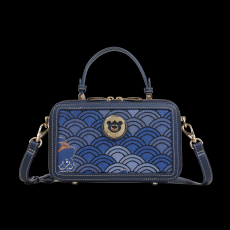  Henney Bear – Kézi – és Válltáska -H-1217-BLUE WAVE-