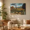  Henri Rousseau - A Szajna és az Eiffel-torony naplementekor vászonkép