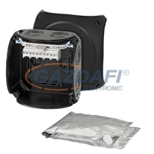 Hensel WP 0604 B Vízálló kábelösszekötő doboz kiöntőmasszával, 130x130x77 mm, IP68 villanyszerelés