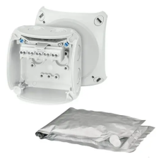 Hensel WP 0606 G Vízálló kábelösszekötő doboz kiöntőmasszával, 130x130x77 mm, IP68 villanyszerelés