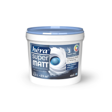 Héra Super beltéri falfesték matt fehér 2,5 l fal- és homlokzatfesték