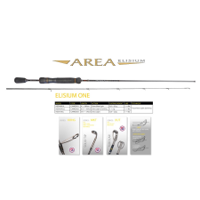 HERAKLES AREA ELISIUM ONE HEO180XUL 6' 180cm 0.5-2.5gr Ultra Light horgászbot