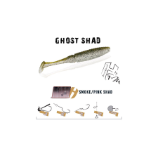 HERAKLES GHOST SHAD 10cm SMOKE PINK SHAD csali