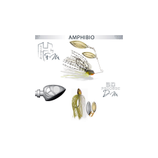 HERAKLES SPINNERBAIT AMPHIBIO WILLOW 3/8oz 10.5gr Ayu csali