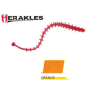  Herakles Tremors Worm 6,8cm Orange lágy műcsali 8 db/csg